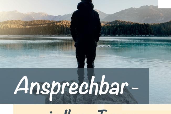 ansprechbar